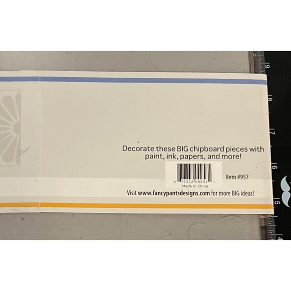 Fancy Pants Designs Biggest Board Chipboard Wild Flowers 80 Pieces 957 - Picture 3 of 4